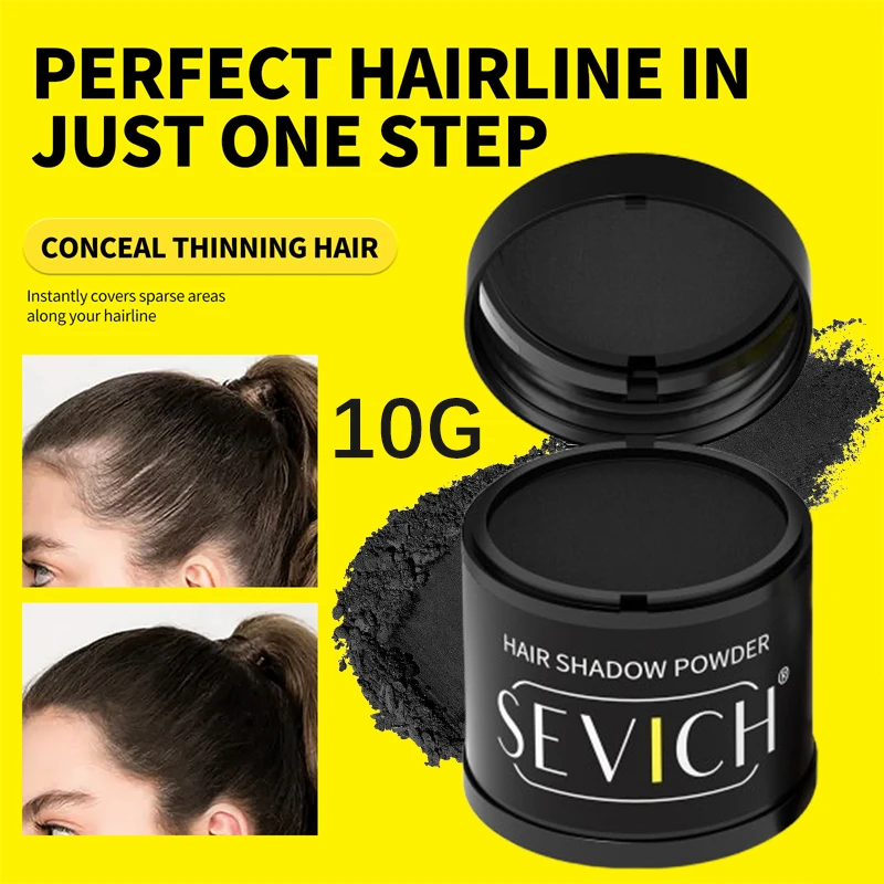 Sevich 10G Hairline Prášky Vlasy práškového prášku kapilárna plnenie vlasov vodotesná vlasová hrana riadiaca make -up korektor