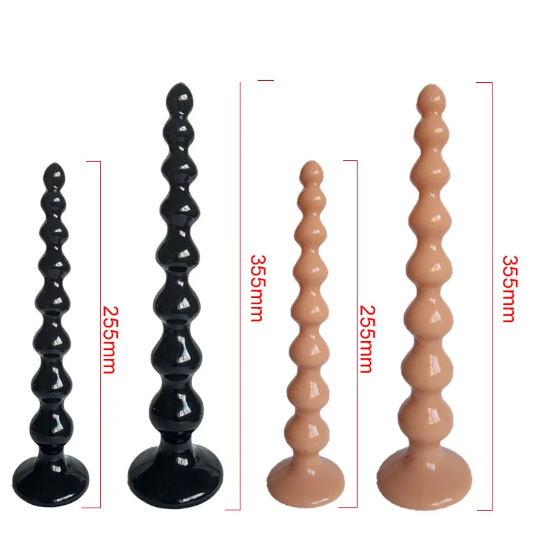 Sexuálne hračky dildo análne dlhé korálky sacie pohár Suct Cup Big Butt zástrčka dilatátor prostata masager