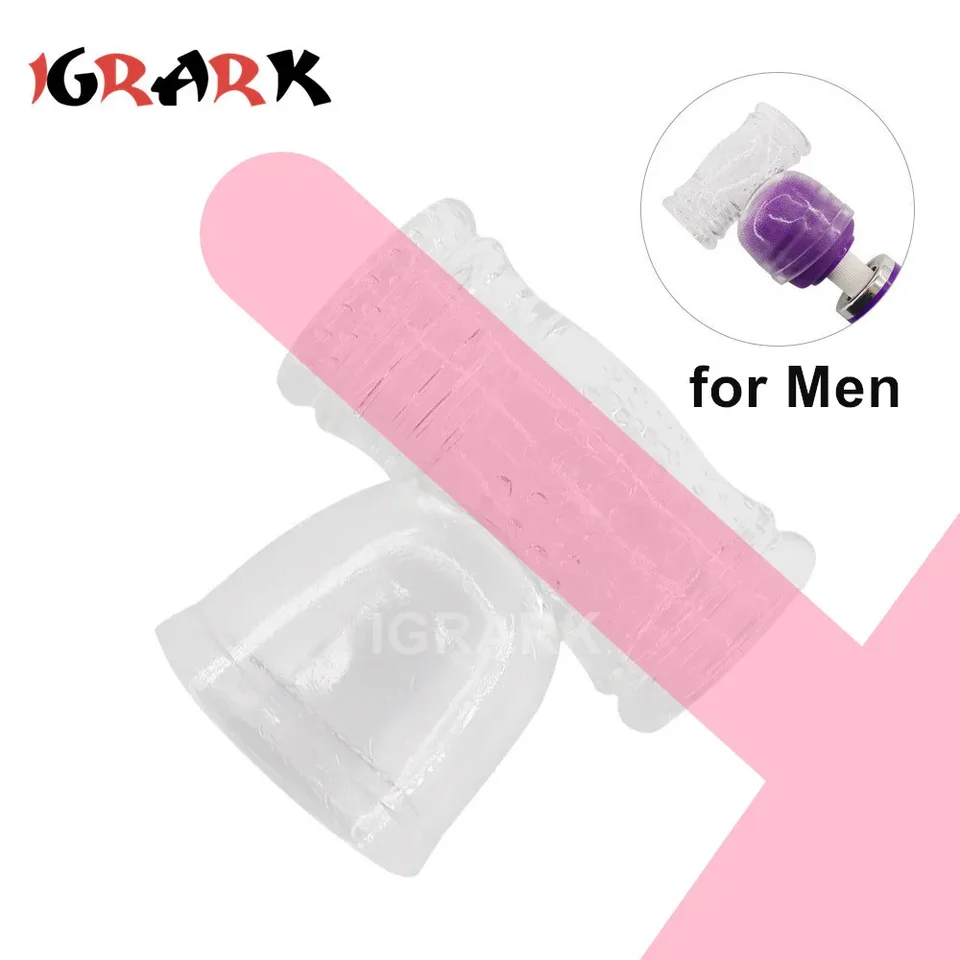 Sexuálne hračky pre mužov Penis rukáv péro kohút masáž Av Stick prúžok prútik vibrátor Vibrátor pokrýva erotické príslušenstvo pripevnenie