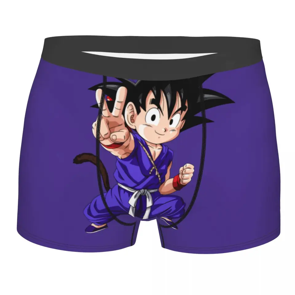 Sexy boxer goku kraťasy nohavičky Pánske spodné prádlo Kakarot Dragon Ball Manga Priedušné spodky pre mužov plus veľkosť