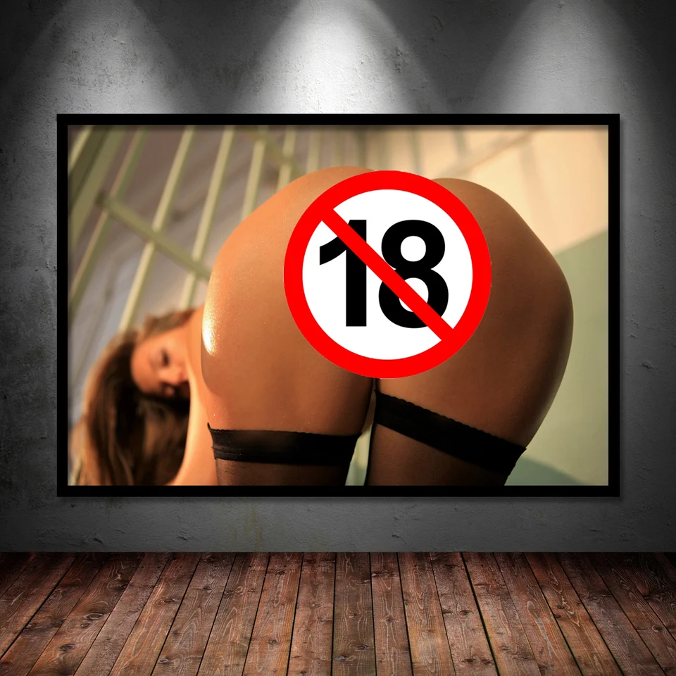 Sexy dievča Veľký zadok pančuchy mačička porno nástenné maľby