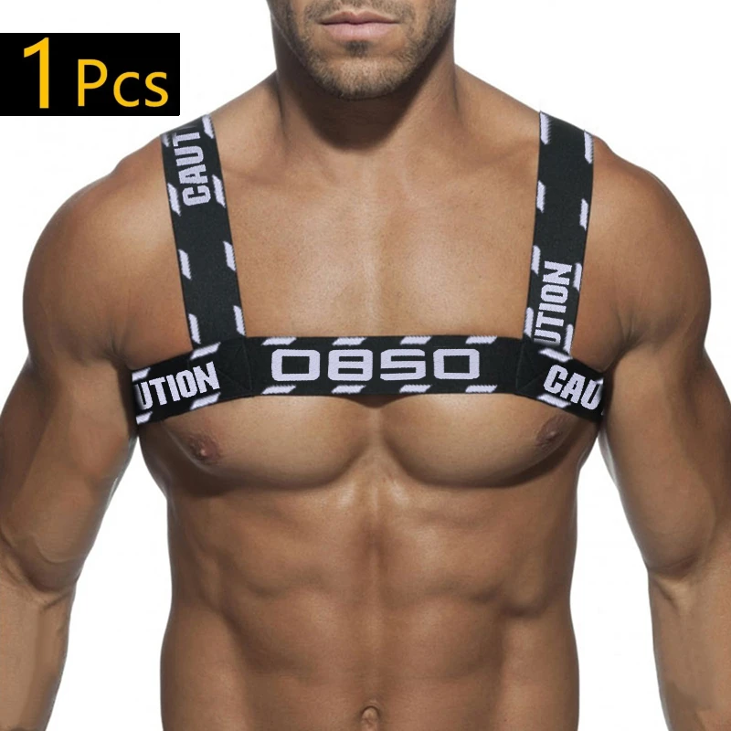 Sexy elastická kapela Parsty Men Men ramená popruhy na ramene otroctvo hrudník svalová halebná opasok Men Bodysuite Gay Clubwear Club Party kostým kostýmy