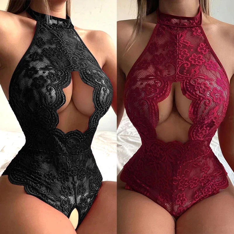 Sexy erotické spodné prádlo pre ženy otvorené podprsenky bez rozkrokov Sex Underwear Porno babydoll šaty horúce čipka