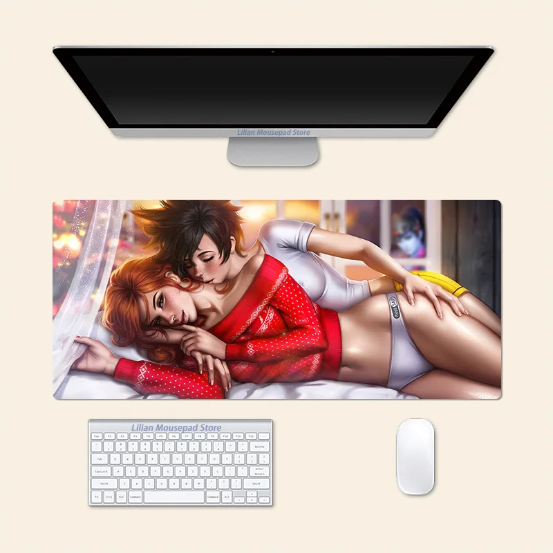 Sexy indikátor anime veľké podložky Mouse Pad Office MousePad Creative Game Desk