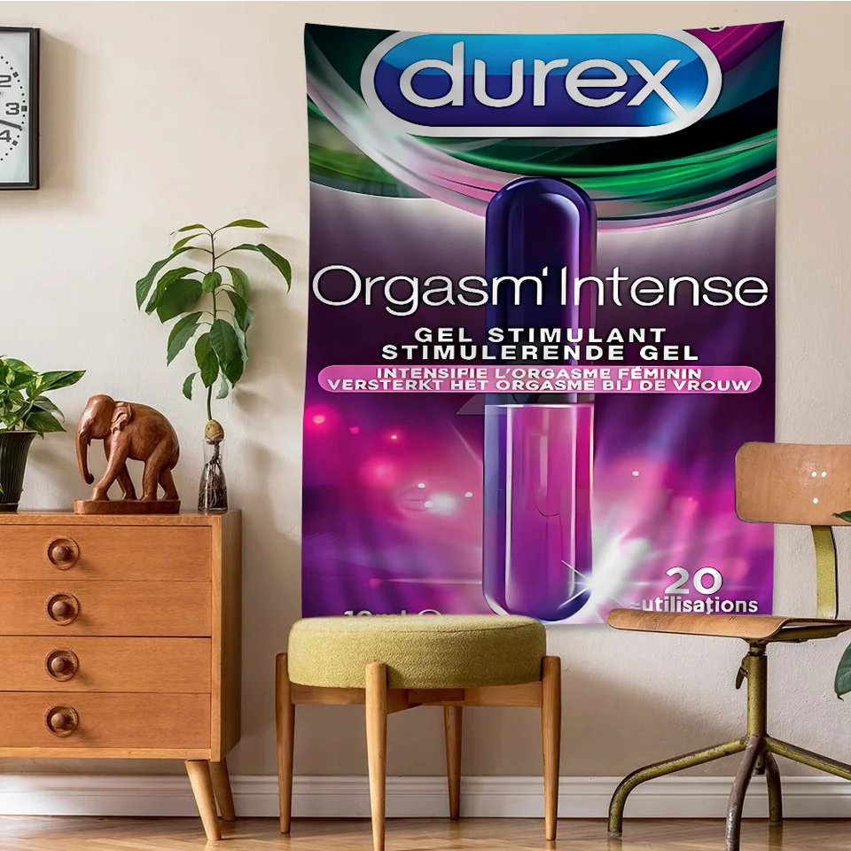 Sexy kondóm Značka D-Durexes tapiséria umelecká tlač lacné hippie nástenné závesné české steny tapisérie tapisérie mandala umelecké dekorácie