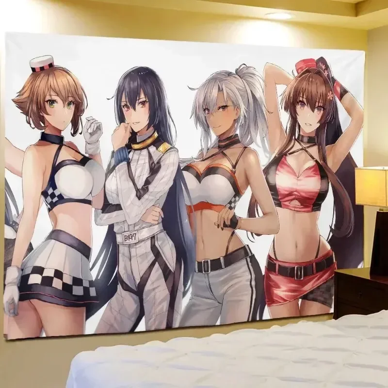 Sexy manga útok Titan tapisérie nástenná materka Anime miestnosť dekorácia čarodejnícka pláž prikrývka na vlastný textilný plagát koberec