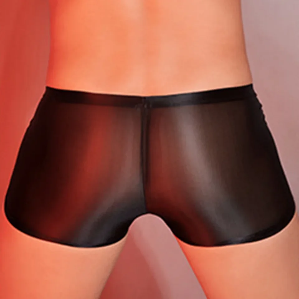 Sexy muži nohavičky lesklé puzdro jockstrap nohavičky hodvábne hladké bikiny bikiny bikiny spodná bielizeň priehľadné erotické spodné prádlo