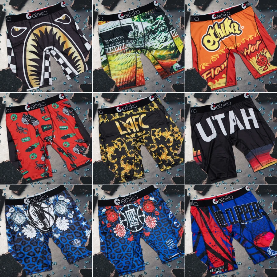 Sexy muži spodná bielizeň boxer Cueca Pánske nohavičky spodky mužských boxerov plus veľkosti boxer briefs l-xxxl priedušné boxerové briefky