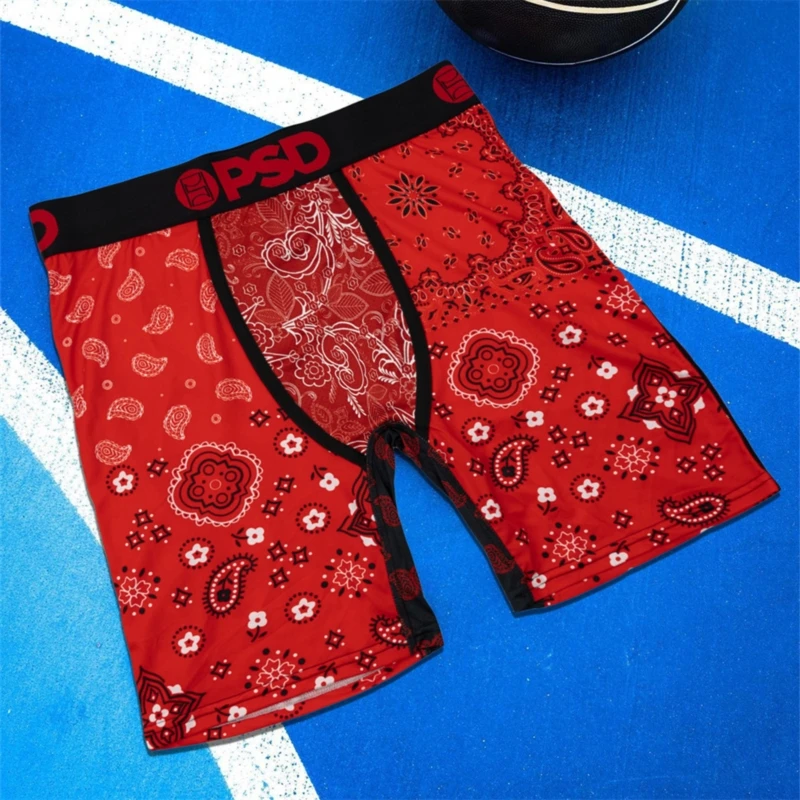 Sexy muži spodná bielizeň boxerky priedušné tlačené pánske podklady pánske nohavičky Muž Innerwear plus veľkosť L-2xl Men Boxer Blifs Trunks