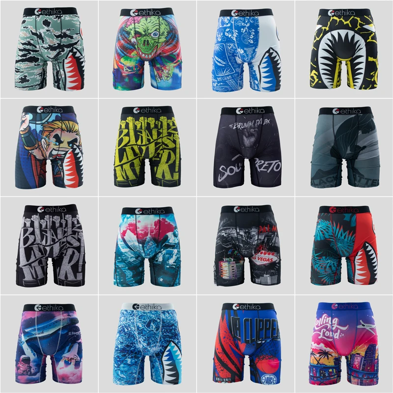 Sexy muži spodné prádlo Boxery Mužské nohavičky spodná bielizeň Muži spodky boxery plus veľkosť l-xxxl muža boxer briefs priedušné kmene