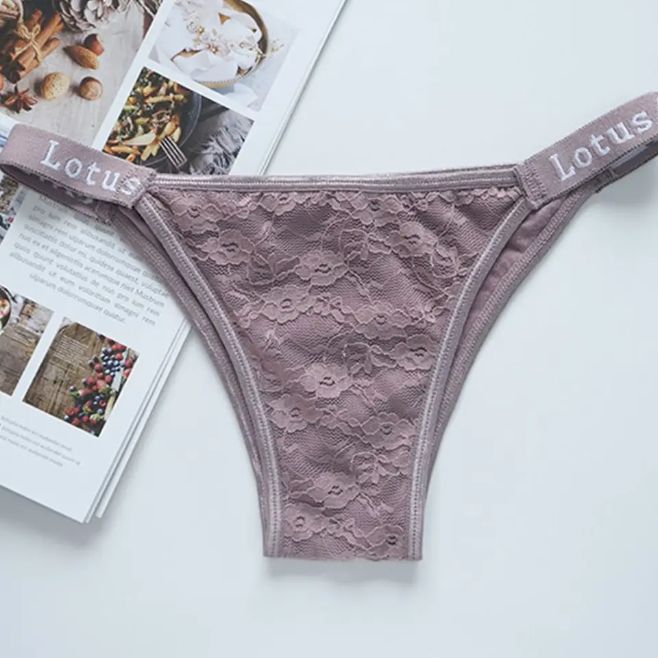 Sexy módny dizajn G-String Girls Cotton Crotch THO THE THAPED THOGNY Nízko-kázané ženské spodné prádlo Kórejský štýl spodná bielizeň