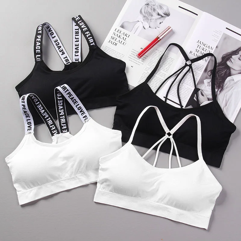 Sexy podprsenka Top ženy Športové podprsenky Vysoký vplyv na telocvičňu fitness joga ženské podložky športový oblečenie Top Sport Push Up Bralette топ женский