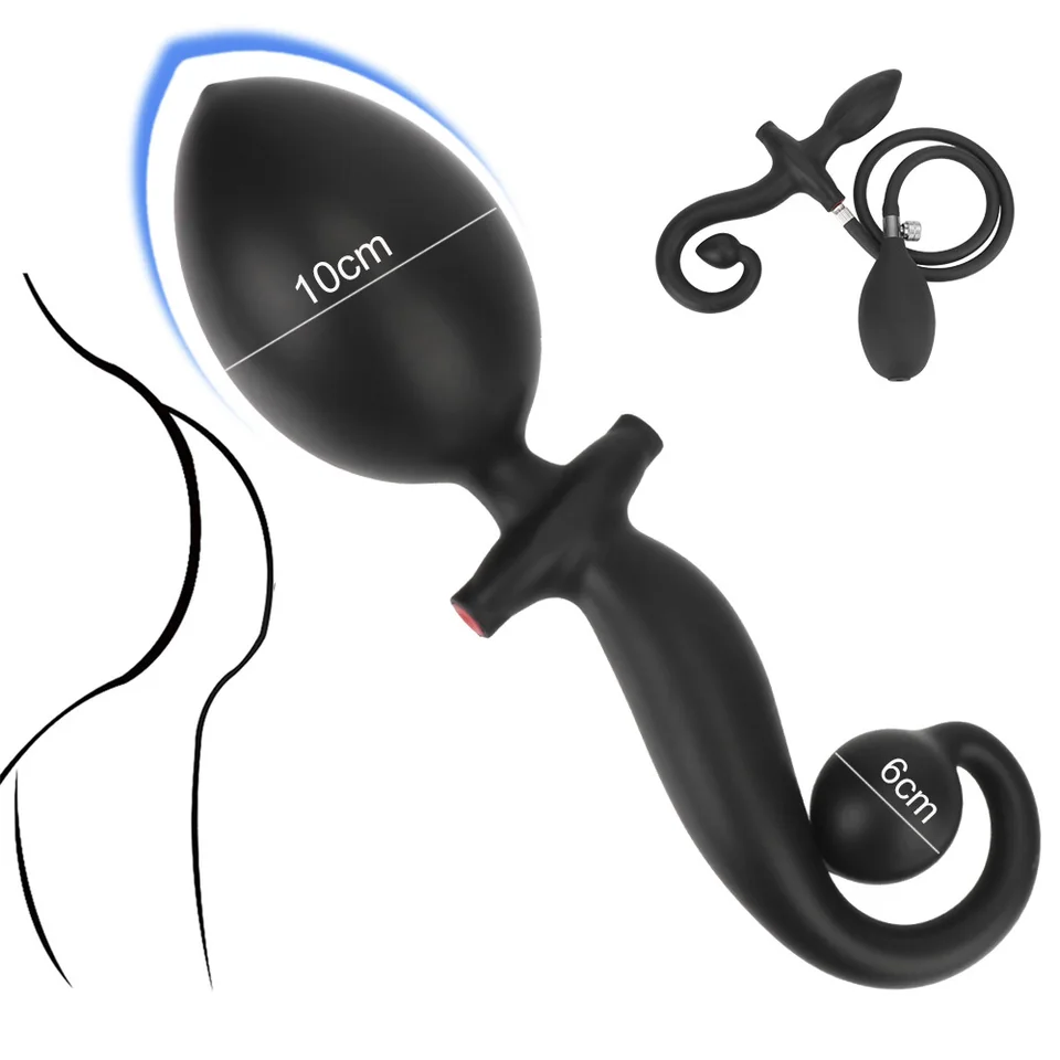 Sexy psov chvost nafukovacie análne zástrčka pre ženy vaginálny expander muži muži zadok dilátor dildos ženské masturbátor sexuálne hračky dospelí erotickí
