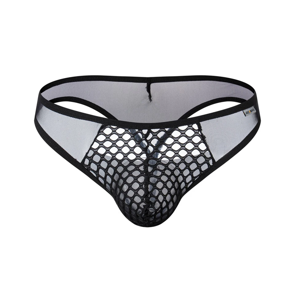 Sexy pánske vidieť cez číre mriežkové športové šortky Gay Sissy Bulge Petouch Underwear Man Priedušné nohavičky spodky nohavičky