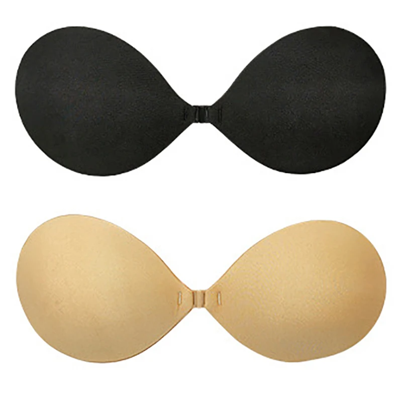 Sexy suchatadorská dámska podprsenka neviditeľná push Up Bra Self-ústí silikón bezšvový predný uzáver lepkavej bezprúdovej podprsenky bez ramienok