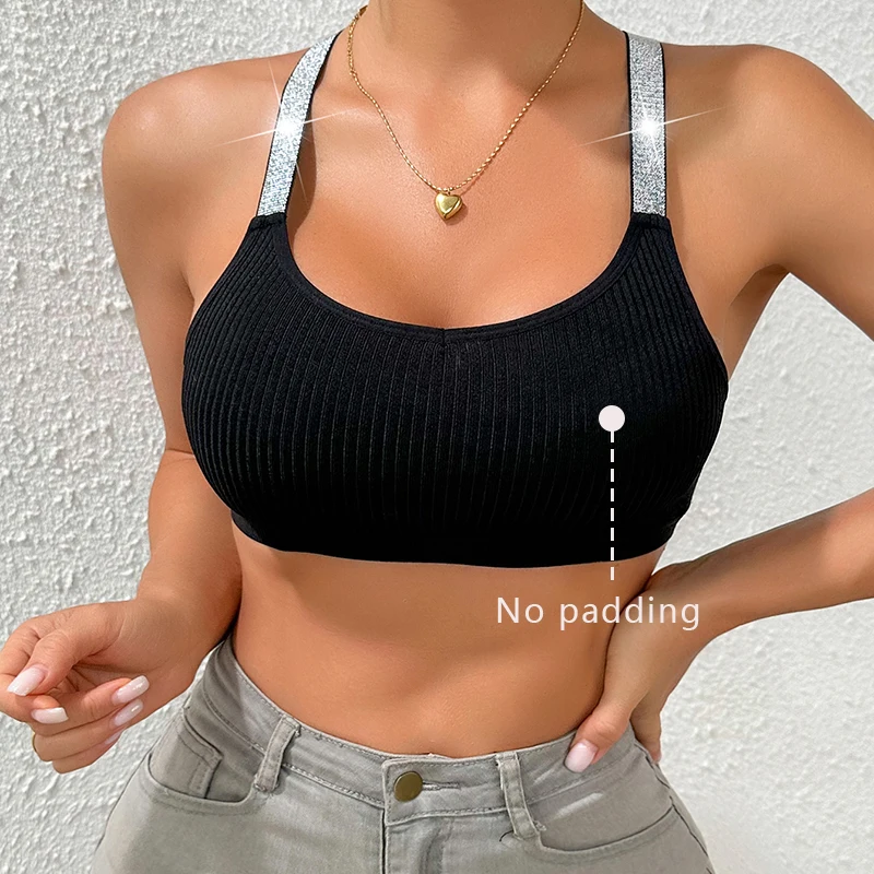 Sexy športové podprsenky fitnes žien spodná bielizeň jogy plodina Tank horná rebrovaná backless spodná bielizeň podprsenky Pohodlné push up bralette chic vesp