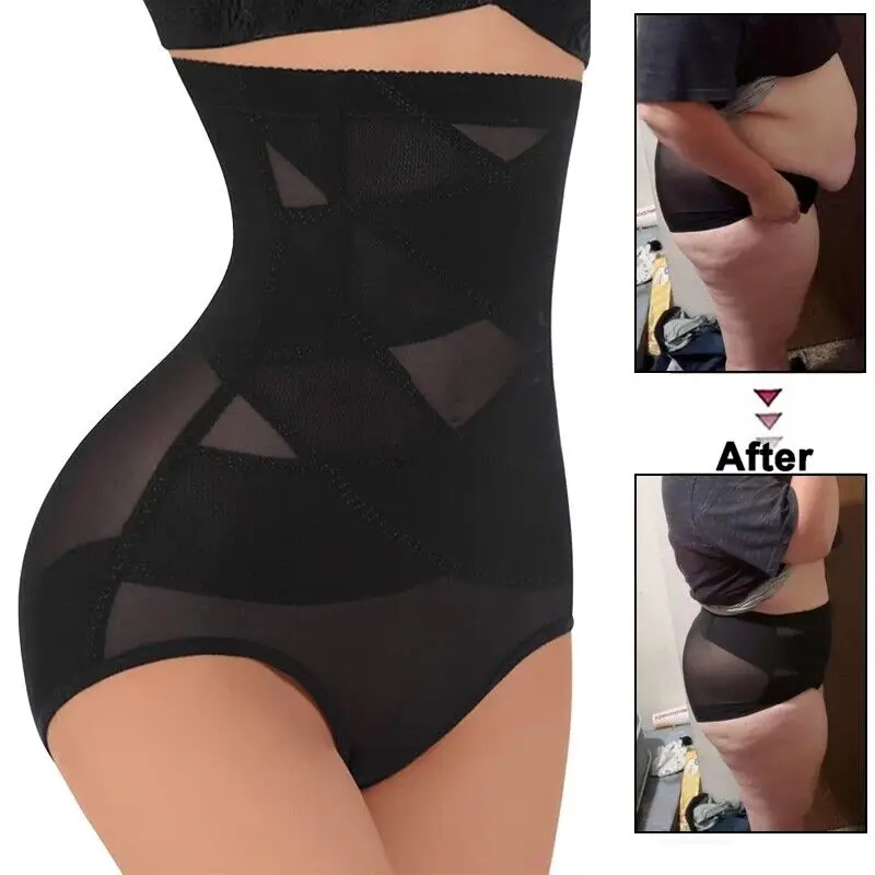 Sexy ženy zadok, zdvíhač Shapewear Panty Double Tummy Control Body Shaper Slim Slim High Ap