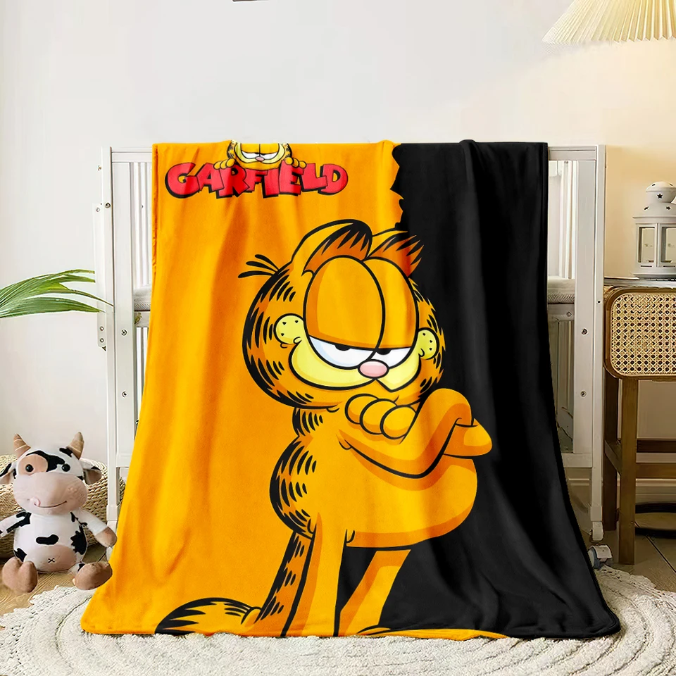 Sezónne prikrývky na garfielde používané na pohovky, postele, obývacie izby, cestovné pikniky, prikrývky, darčeky, tenké prikrývky