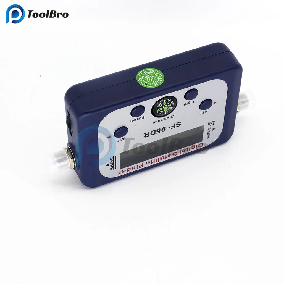 SF-95DR LED digitálny digitálny satelitný vyhľadávač televízneho prijímača SATLINK RECODER SAT SATFINDER METER s
