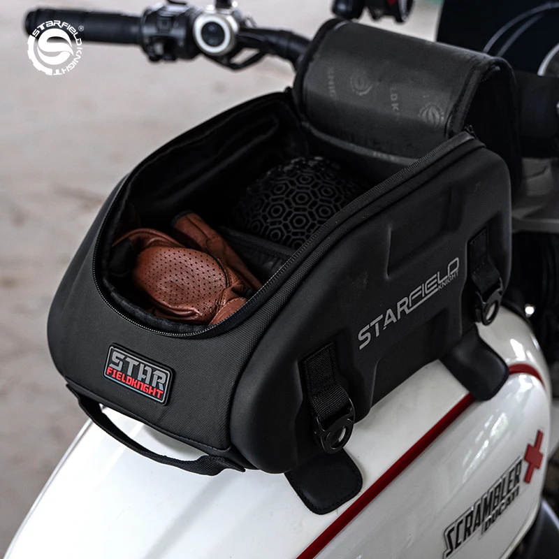 SFK veľká kapacita motocykla Tank Balíček Multifunkčný vodotesný vrecko Magnetické sacie fixácie Dizajn motora zadného sedadla