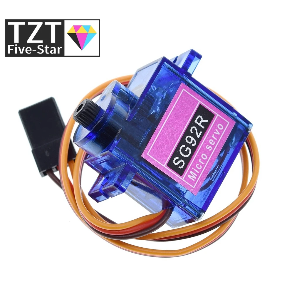 SG92R 2,5 kg mikro 9G servo nylon nylon uhlíkové vlákna Vymeňte SG90 za časti Aeromodelingového vrtuľníka RC Model