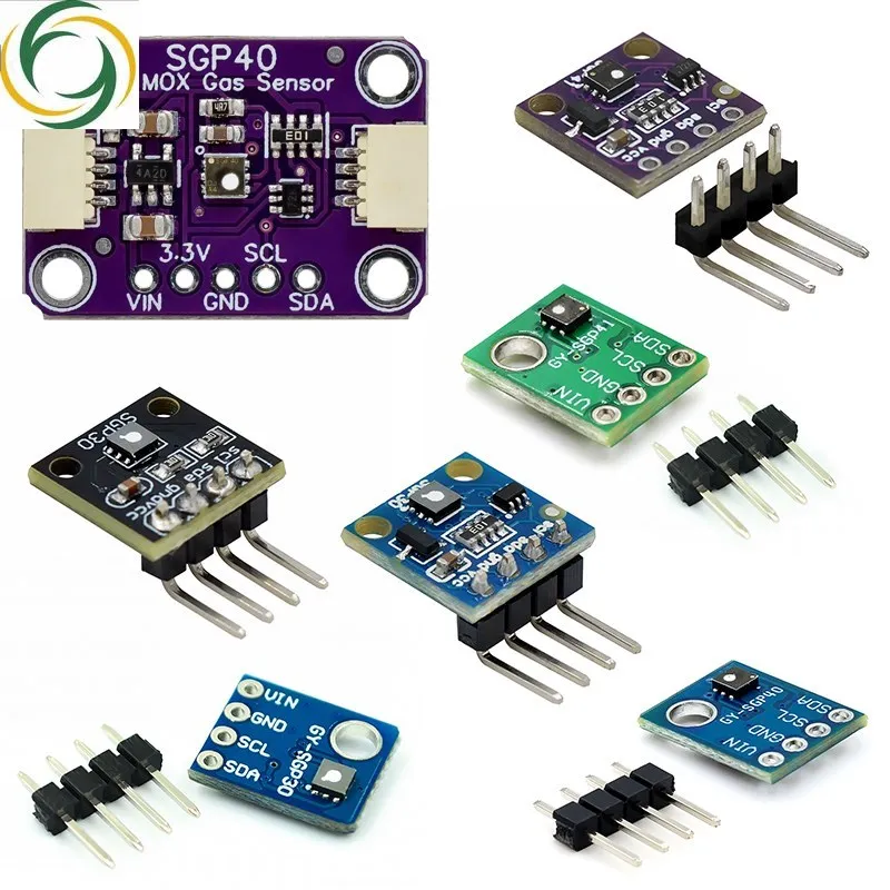 SGP41 SGP40 SGP30 SNÚCIE KVALITY Air Digital TVOC Detekcia čipu kompatibilného pre demo dosku Arduino