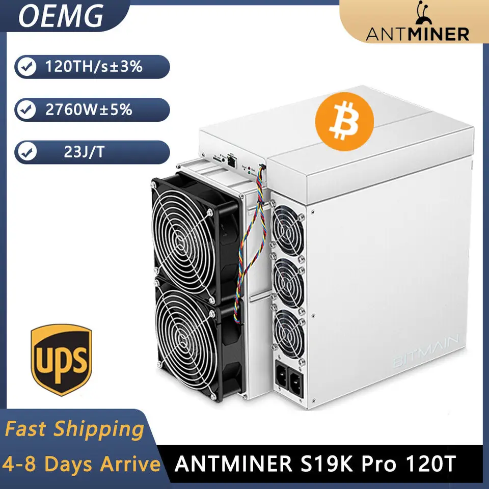 SH Promo Buy 2 Získajte 1 ZADARMO ZADARMO S19K PRO 120. 2760W ASIC MINER Bitmain Crypto Bitcoin BTC Mining Mining