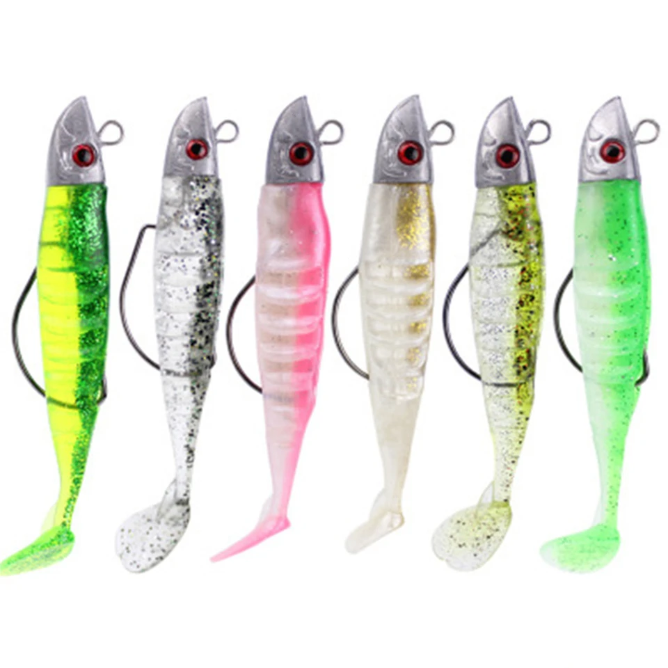 Shad s 9cm15g11cm 25g prípravok Super Soft Vinyl Paddle Tails for Seabass Zander Ryba