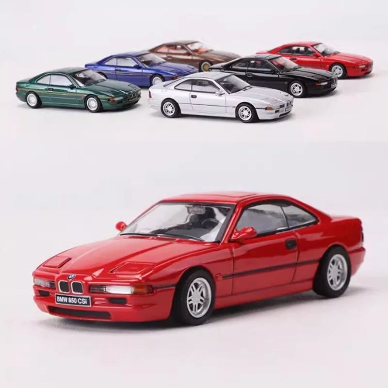Shadow Diecast 1:64 mierka BMW 850CSI zliatiny Model Model statickej zbierky zdobené dovolenkové darčeky hračky