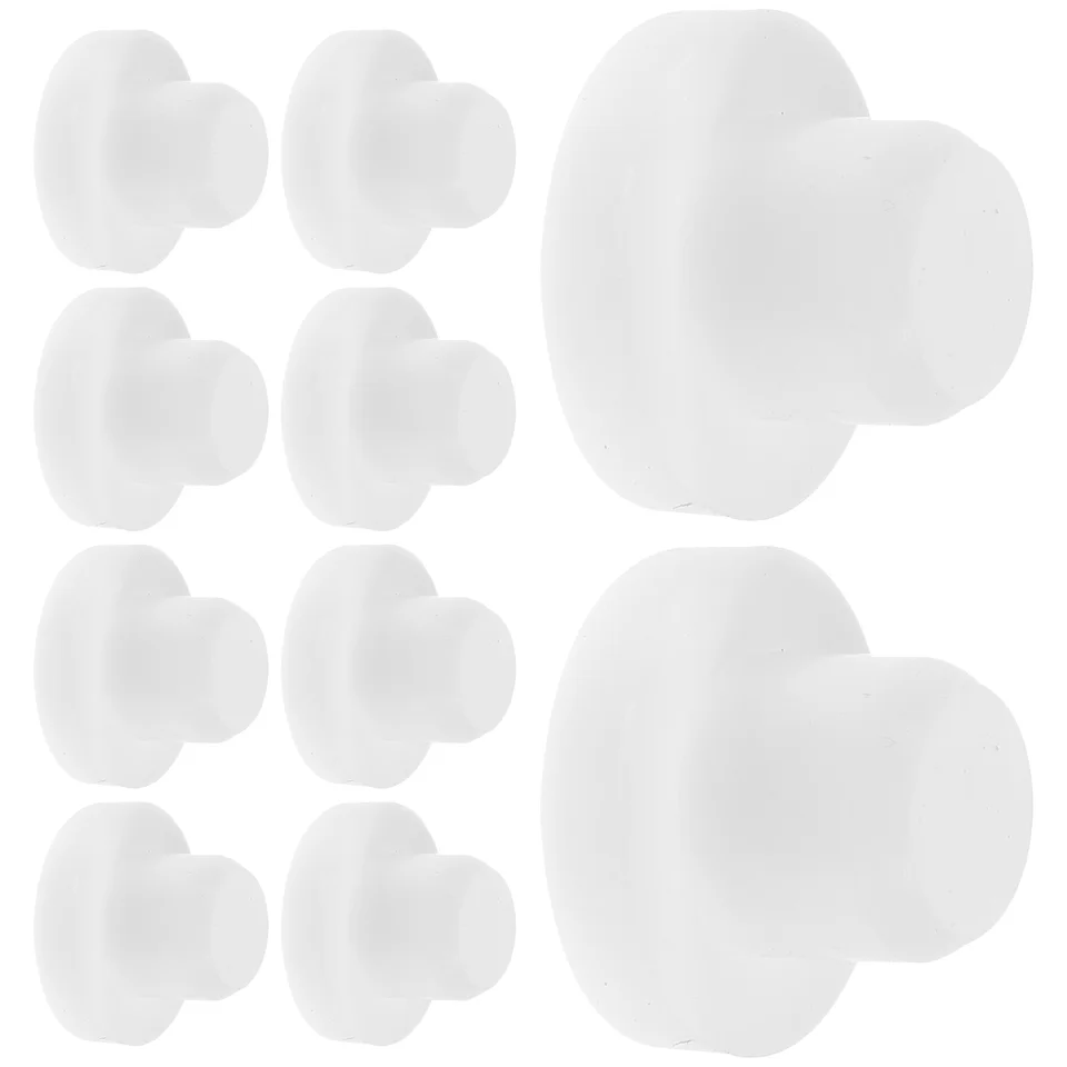 Shakers Silikón Zátka Salt Salt a Pepper Zátky zástrčky kvetiny biele fľaše