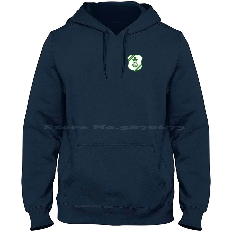 Shamrock iba 100% čisto bavlnená kapucňa tričko Shamrock Rovers futbalový klub futbal Lofc 1881 Hooligans Ultras