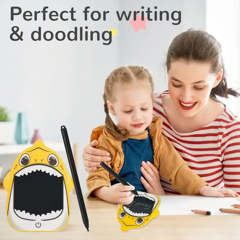 Shark Doodle Board Erasable LCD Doodle Tablet Vzdelávacie písanie Tablet Detské kreslenie Tablet kresba Pad Doodle Board