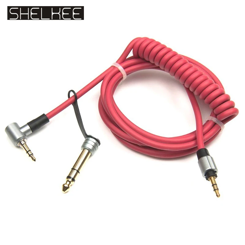 Shelkee 3,5 mm a 6,5 ​​mm Výmena kábla pre slúchadlá zvukových káblov pre monštrum Beats Pro Detox od Dr Dre