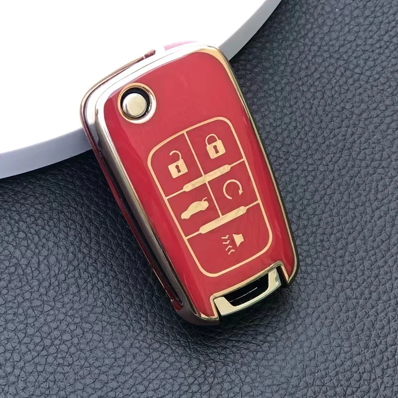 Shell FOB pre Chevrolet Cruze Aveo Trax Sail Malibu pre Opel Vauxhall Astra Corsa Meriva Insignia TPU Skladacie puzdro Kľúč