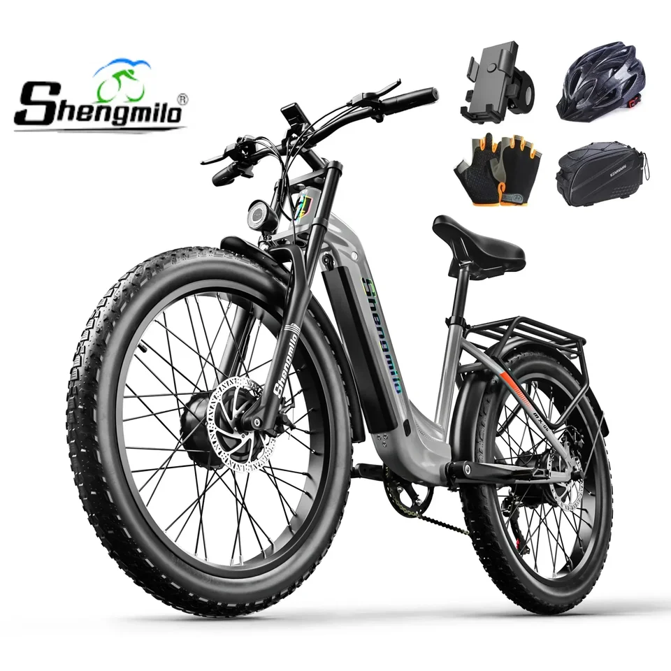 Shengmilo Mx06 Pro Electric Bike 2000 W Dual Motor Electric Bicykel Bike Electric Electric 26 