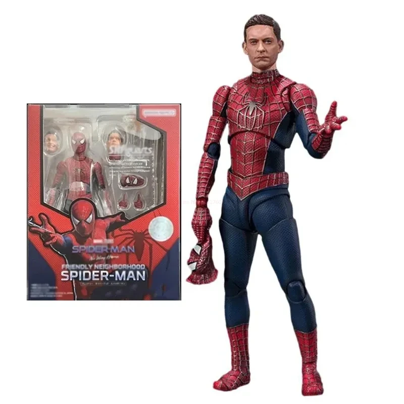 SHF Spider-Man 3 Action Figures Spiderman 3 Tobey Maguire Anime postava PVC Socha figurínovej modelu Zbierka hračiek Darčeky pre bábiky