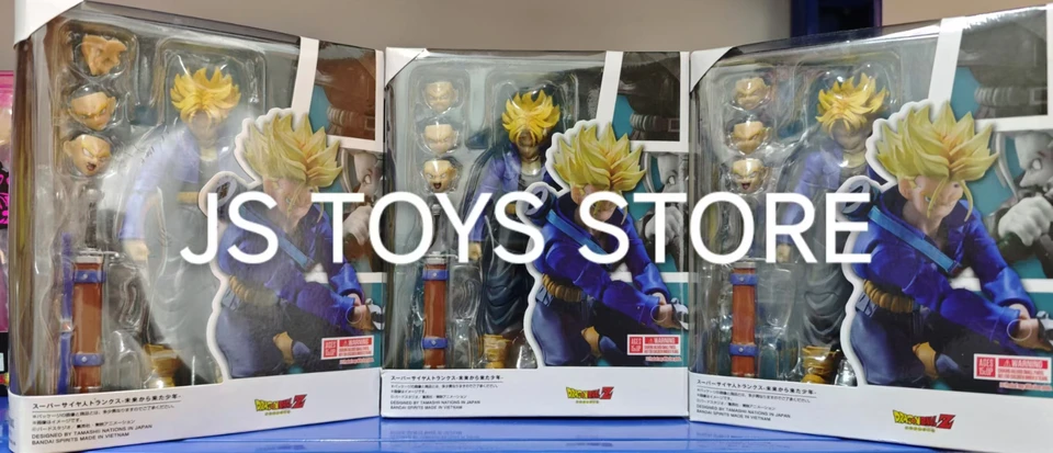 Shfiguarts Dragon Ball Trunks Anime figures shf kmene chlapec z budúcej zbierky modelové akčné figúrky hračky Darčeky dieťaťa
