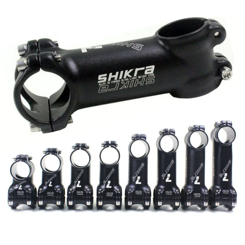 SHIKRA ULTRALIGHT BICYCLE STEM MTB Cesta STEM 31,8 mm stonky na bicykli Kmeň 7 stupňov 45/55/65/70/80/90/100/110 mm