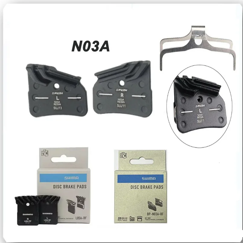 Shima MTB N03A/J05A/L05A Disk Brzdové vankúšiky pre Shimano M7120/M8120/M9120 XTR XTR STRANKÁ VÝBORA