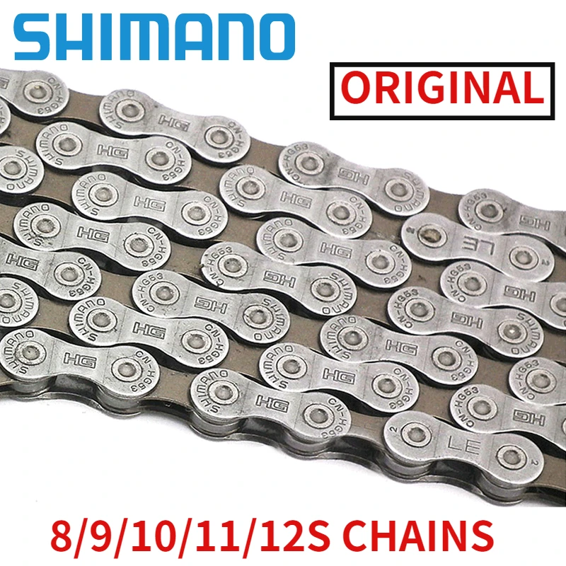Shimano 8/9/10/11/12 S Cyklistické reťazce Road MTB Bike Chains CN HG40 HG53 HG54 HG701 HG901 M8100 M6100 HG601 116 L/126L reťazca na bicykli