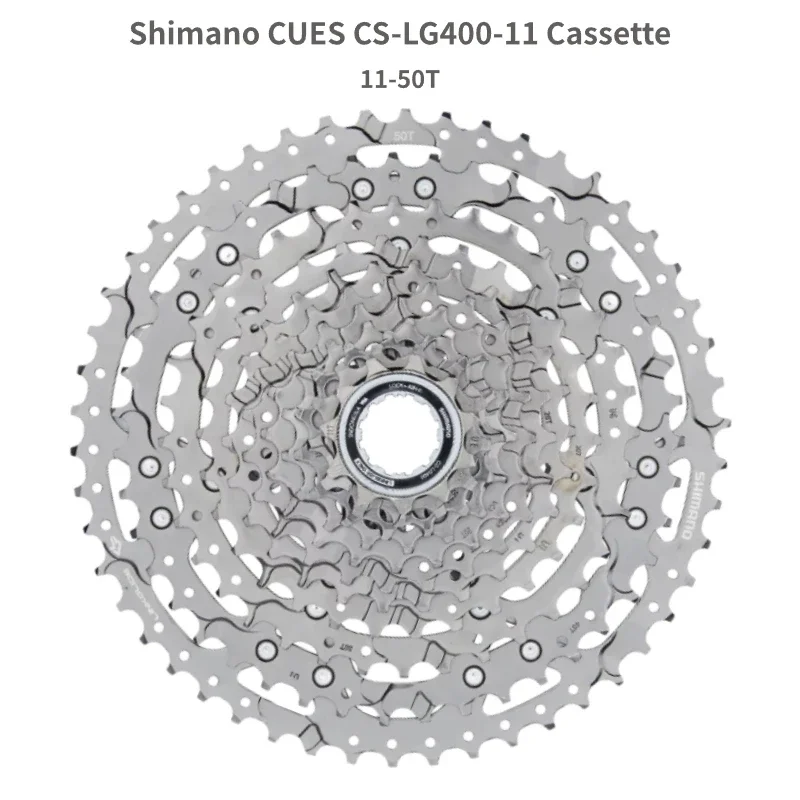 Shimano Cues CS-LG400-11 11 Rýchlosť 11-45T/11-50T MTB Linkglide Cassette Freewheel
