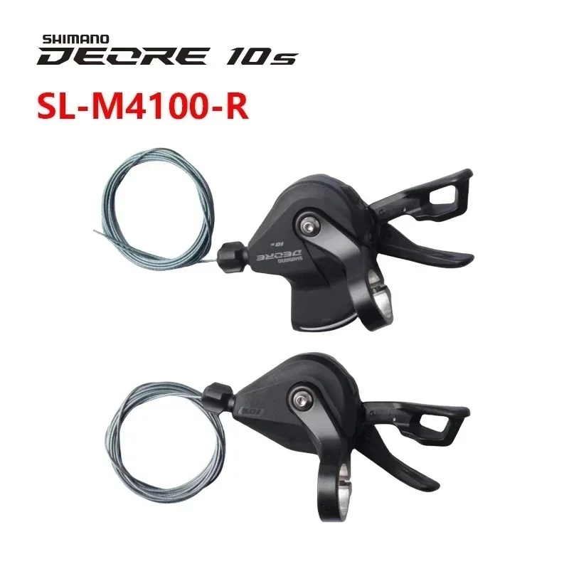 Shimano Deore 10S SL-M4100-R Rapidfire Plus radiaci páka pre MTB Mountain Bike s oknom / bez okna Originálne diely Shimano