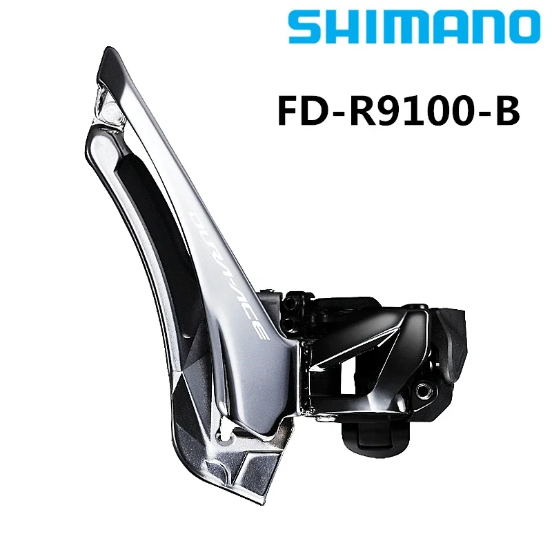 Shimano Dura-ACE FD-R9100-B Road Bicycle Front Derailleur Eieio 2x11-Speed ​​Down Swing Clamp Band Mount Derailleurs Bicykle Časti