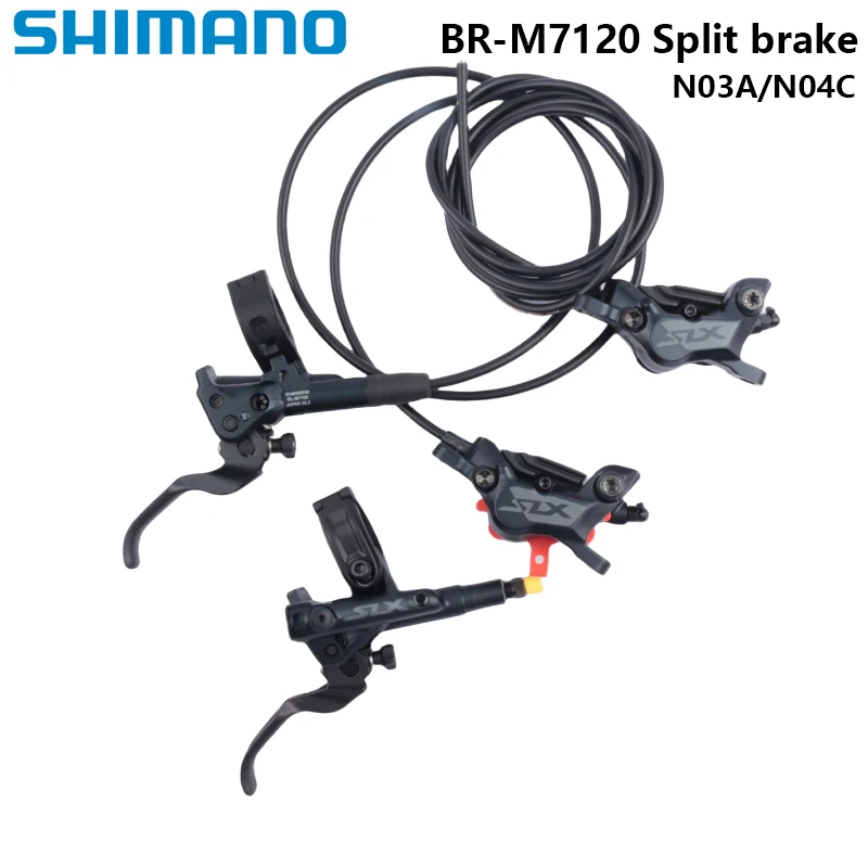 Shimano M7120 BR MTB Split Brzdenie ľavého predného 950 mm pravý zadný 1600 mm horský bicykel N04C/N03A Split Brzdí páka BRZDE