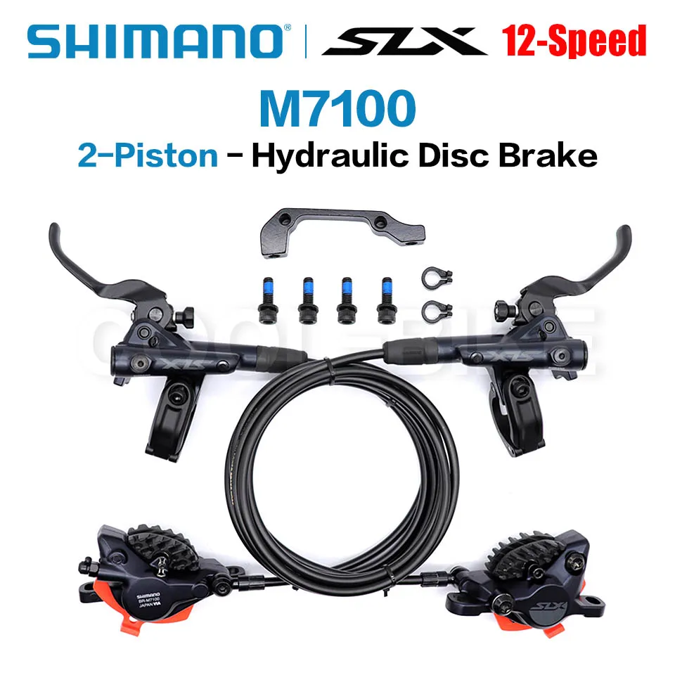 Shimano SLX M7100 2 piest M7120 4 piest hydraulický disk brzdový súprava pre bicykle MTB MTB 800/900 mm 1500/1600 mm