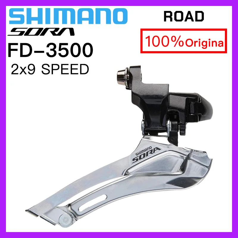 Shimano Sora 2x9 Rýchlosť 3500 Cesta Front Derailleur 9S 9V Cestov