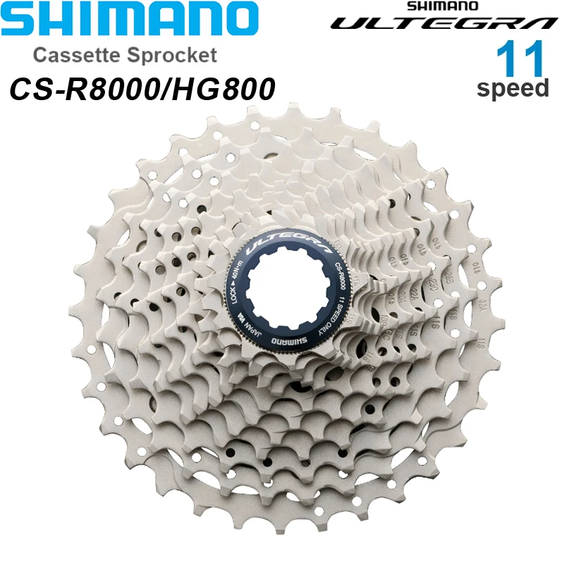 Shimano Ultegra R8000 11 Speed ​​Road Cassette Cassette CSECKECT CS-R8000 11-28T 11-30T 11-32T HG800 34T