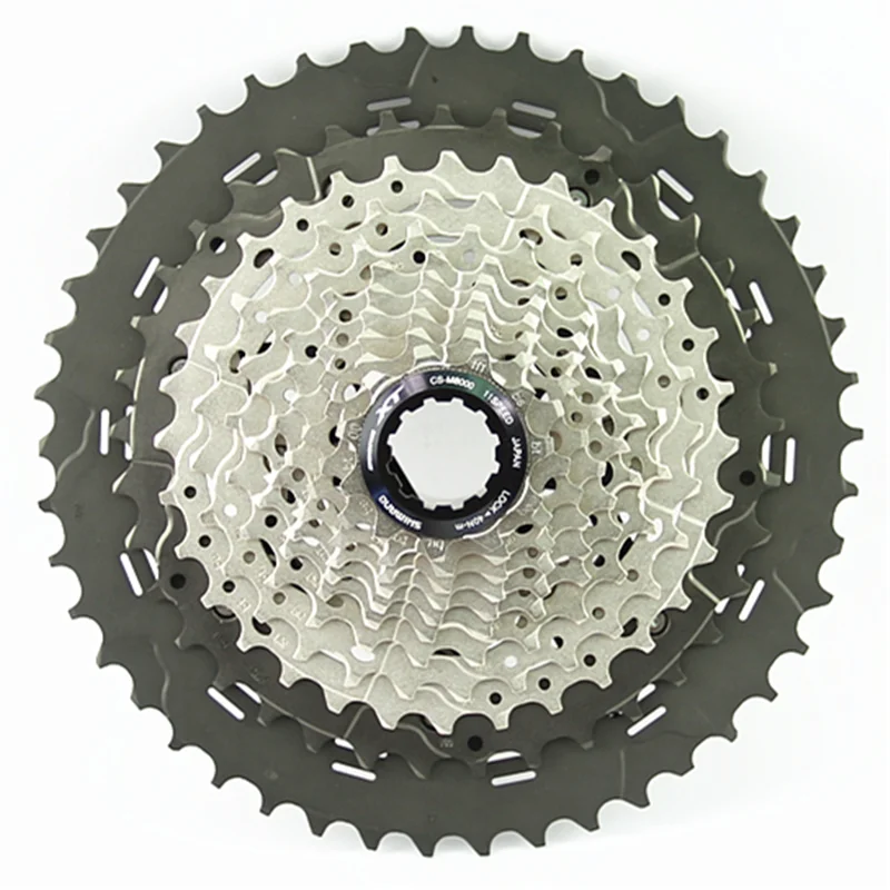 Shimano XT Cassette 11 Speed ​​CS M8000 11-42T 11-46T MTB Mountain Bike Bicykel Cassette Castle Bicykel Časti 11V.