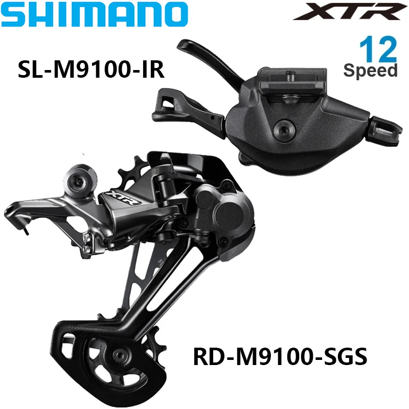 Shimano XTR SL-M9100 Right Shifter L-Spec RD-M9100 SGS 12 Rýchlostný zadný prehadzovač originál pre horské bicykle jazdiace diely