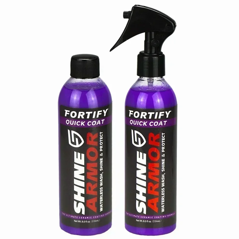 Shine Armor Fortify Quick Coat Coatic Coating Car Vosk lasklý sprej bez vody bez vodí